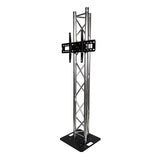 2m Tri Truss Flat Mount TV Stand with 500mm Steel Base