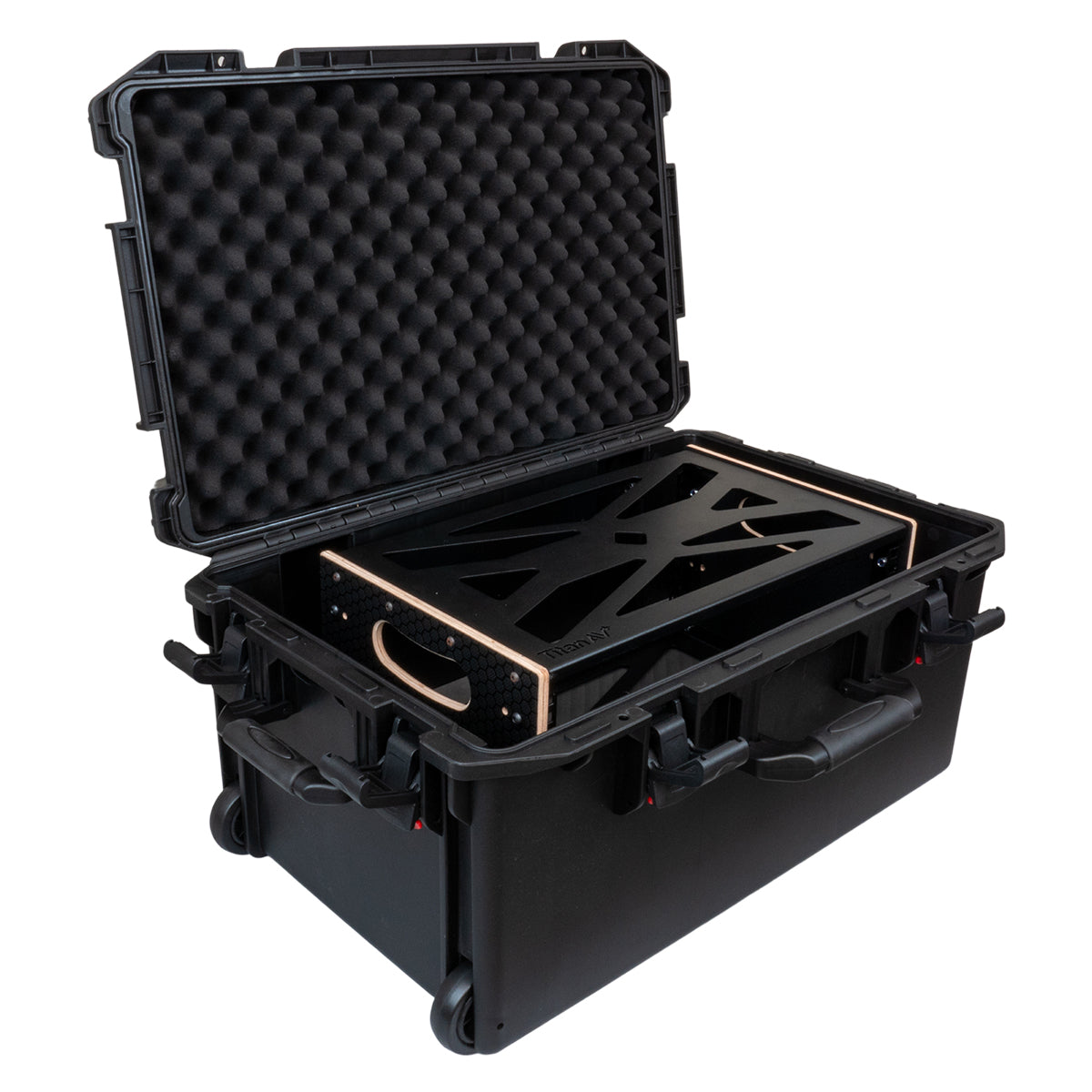 4RU Fly Rack & Wheeled Hard Case – Titan AV