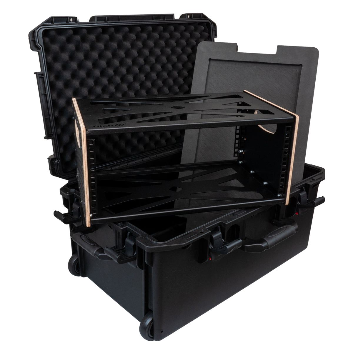4RU Fly Rack & Wheeled Hard Case – Titan AV