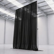 3m x 4.2m Pipe and Drape Stand with Black Velvet Drape (300gsm)