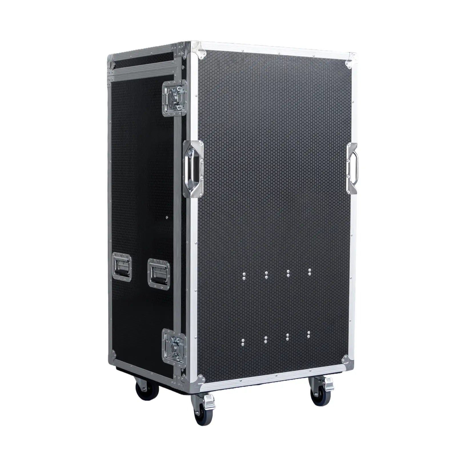 12 Microphone Stand Workstation Road Case