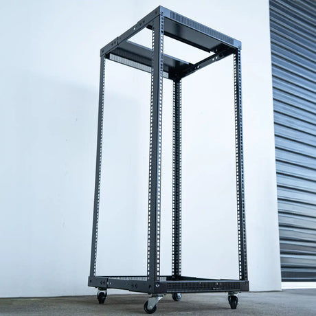 24RU Server Rack | 19 Inch Open Frame & Adjustable Server Rack