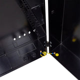 19" 4RU Vertical Wall Mount Server Cabinet