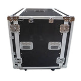 Dual 12RU Shockproof Rack Workstation with Side Tables