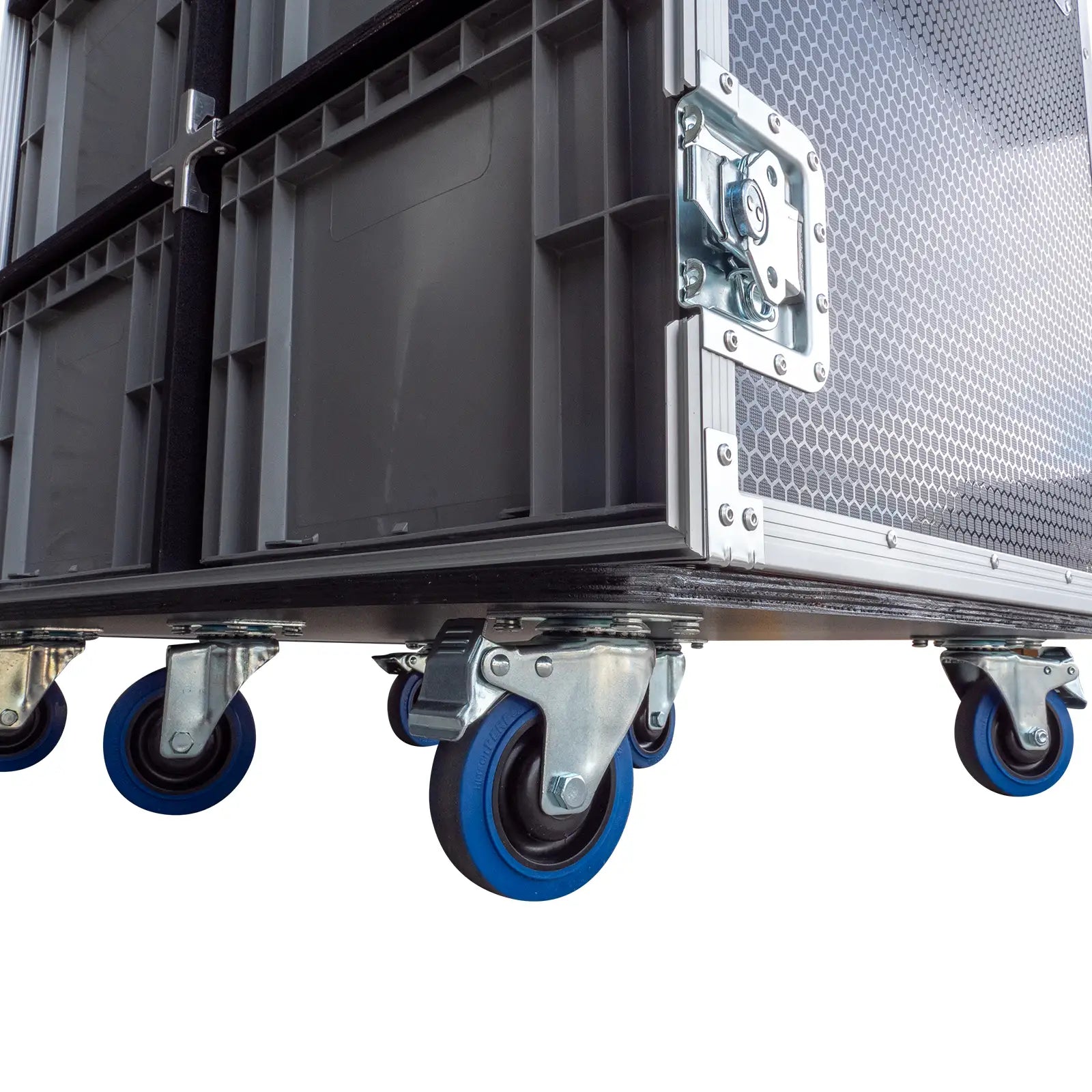 8-Crate Mixed Storage Road Case (Double-Wide)