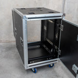 19" 14RU Slam Rack Road Case on Castors, Pro Series
