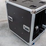 19" 14RU Slam Rack Road Case on Castors, Pro Series