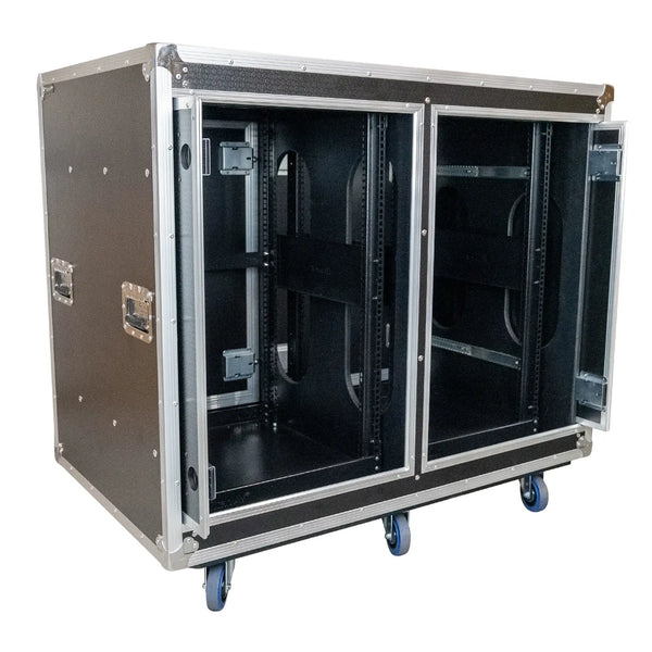 18RU Dual Slam Rack Case | Shock Mounted | Tour Ready - Titan AV