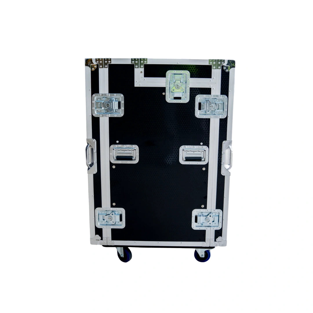 Dual Monitor Broadcast Workstation Road Case