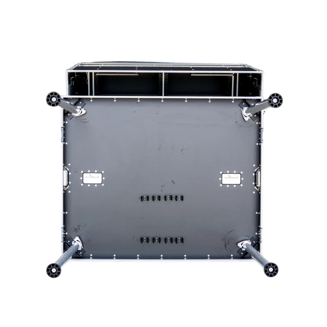 Dual Monitor Broadcast Workstation Road Case