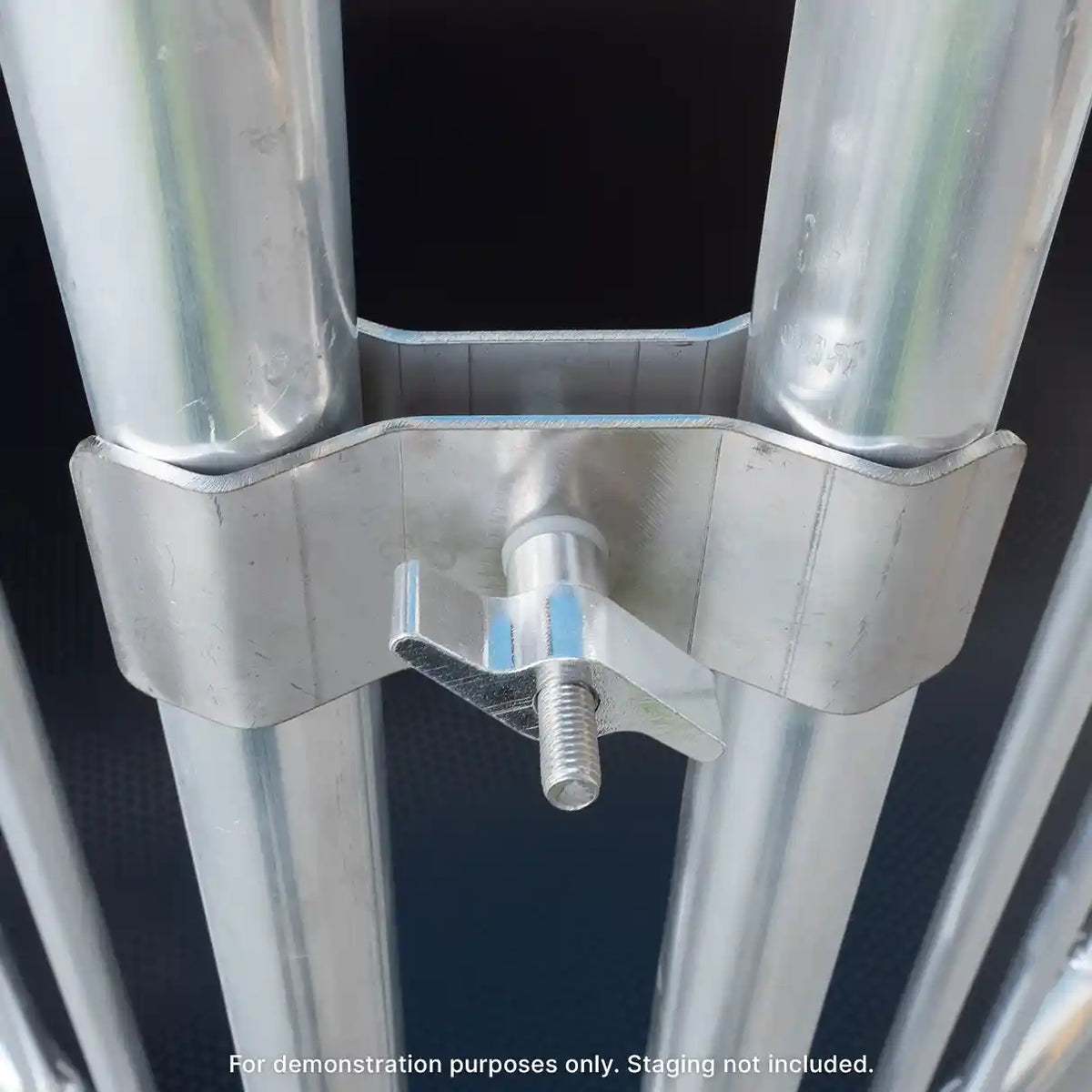 Stage Guardrail Corner Clamp | Solid Stage Support - Titan AV