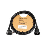 7m Extension Cord with Piggy Back Plug