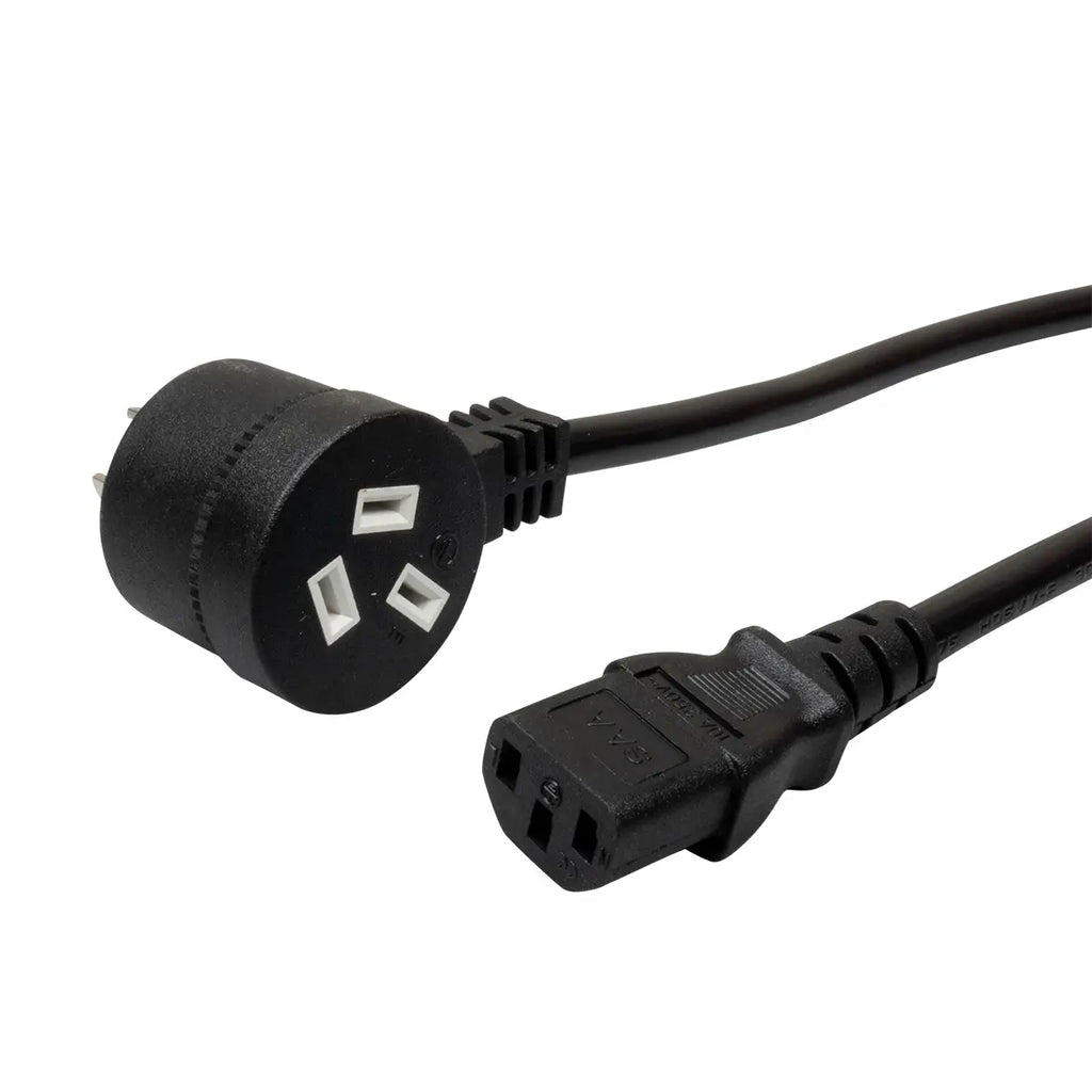 10m IEC Power Cable with Piggy Back Plug