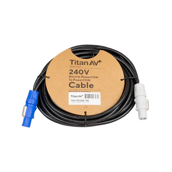 Titan AV 7m Neutrik PowerCon To Neutrik PowerCon