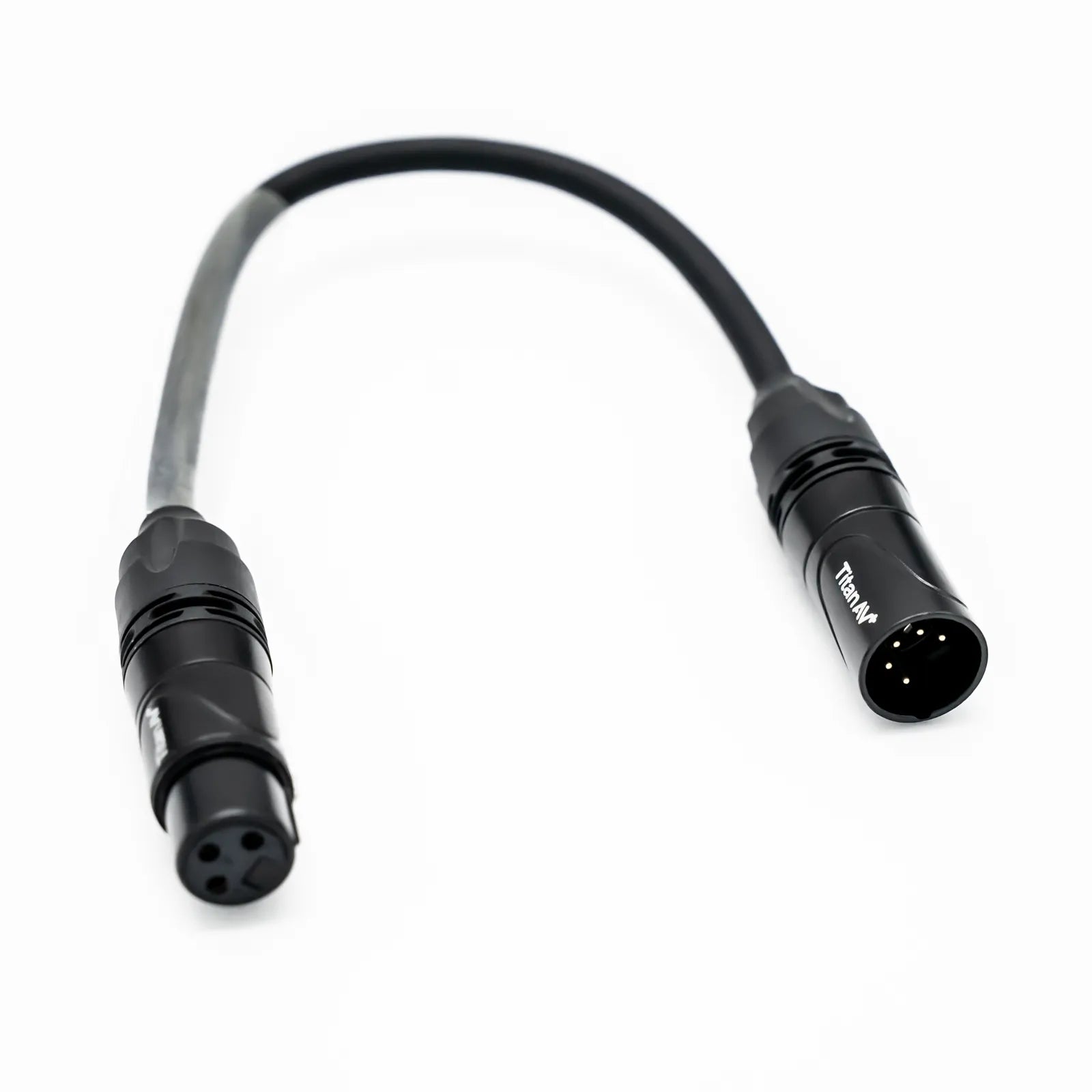 5 Pin Male to 3 Pin Female DMX Adapter