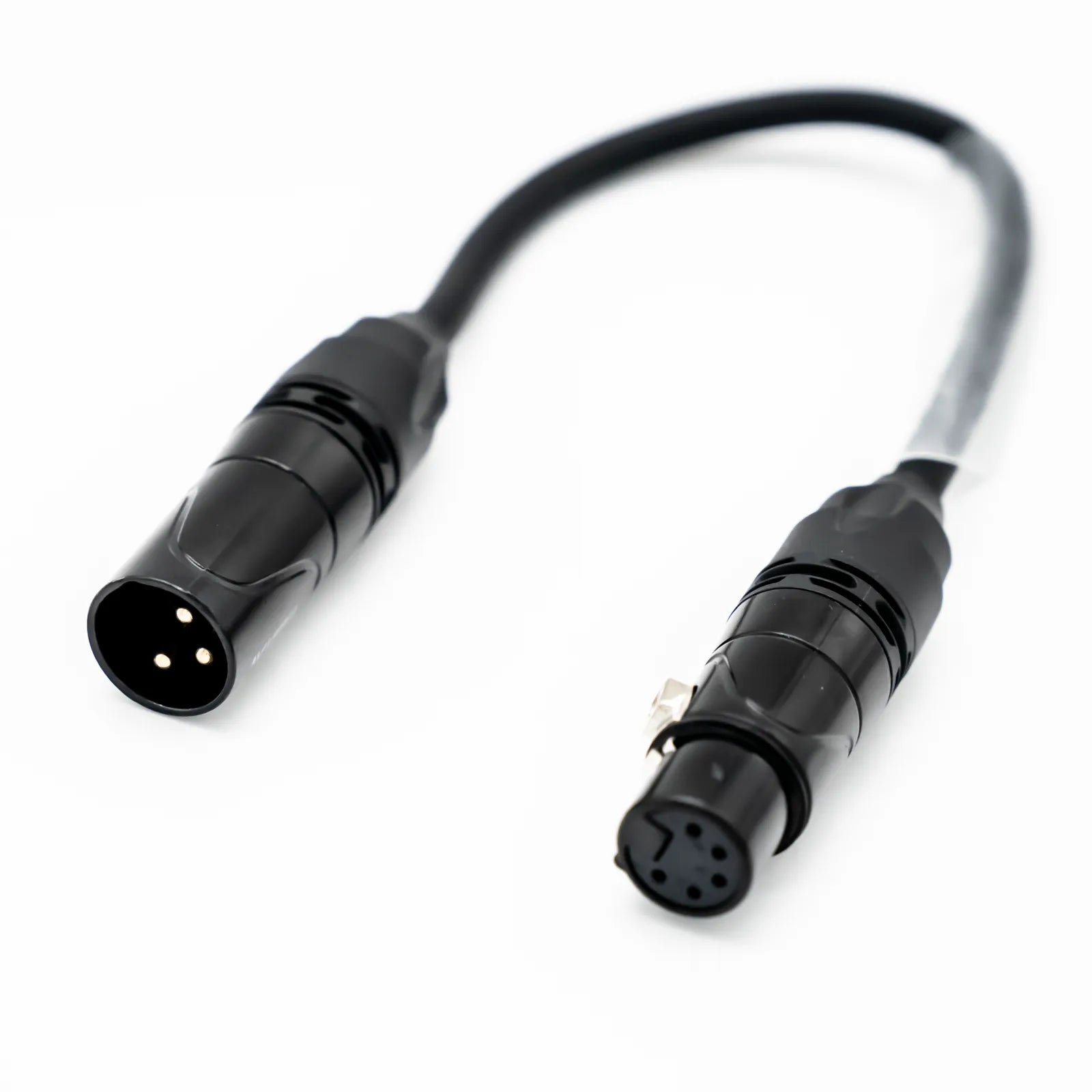 3 Pin Male to 5 Pin Female DMX Adapter