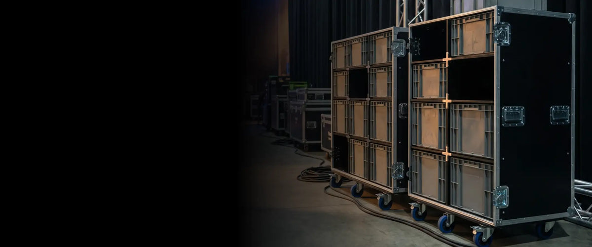Titan AV Crate Storage Road Case Banner