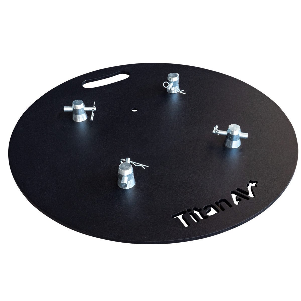 600 Steel Base Plate - 290 Truss, Black