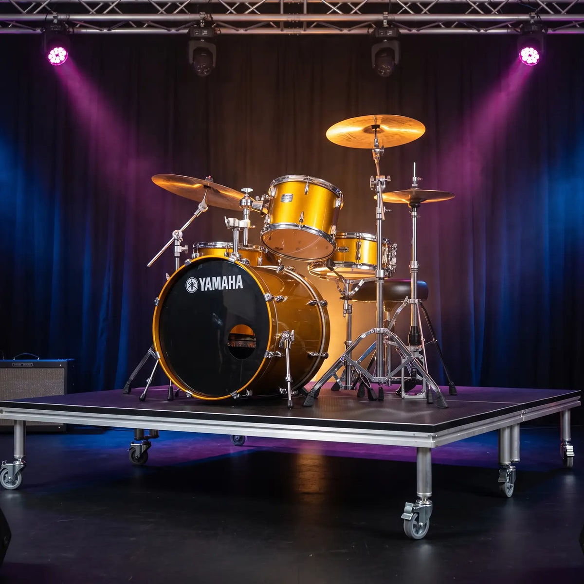 Drum Riser, 2m x 2m with Wheels
