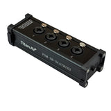 RJ45 EtherCON to Quad 3-Pin XLR / 1/4 Jack MIX SLIM Stage Box