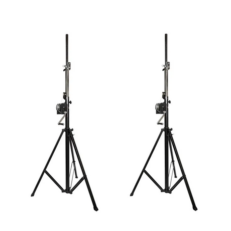 4.1m Winch Up Lighting Truss Stand (PAIR)