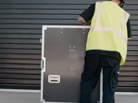 Mixer Workstation Flight Case with 12RU Shockproof Rack & Table