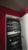 Check out this home data setup using two Titan AV server racks, neatly tucked into a cupboard.