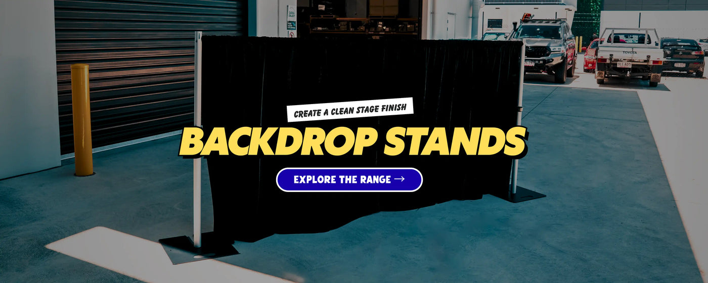 Titan AV Backdrop Stands
