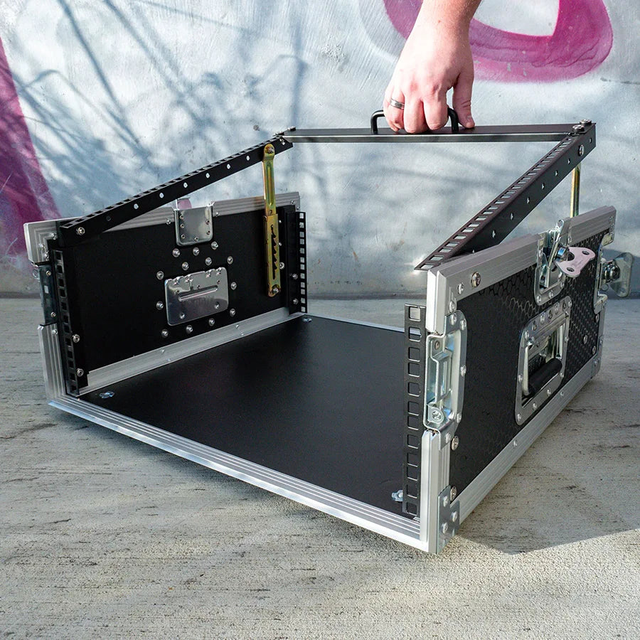 4RU Rack Case with 10RU Mixer Top | DJ Mixer Cases - Titan AV