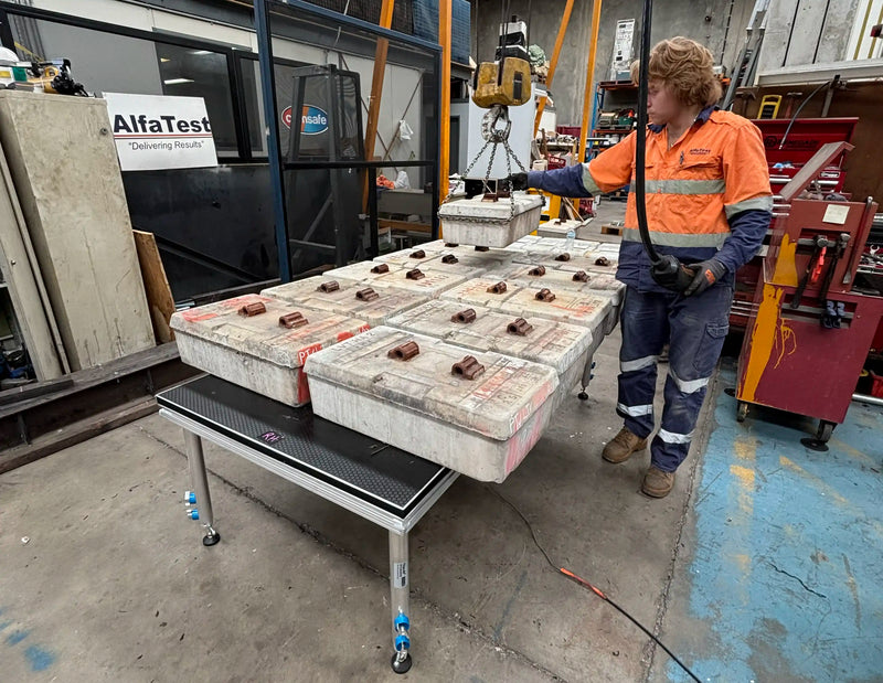 Stage Platform Load Testing | 750 kg SWL Verified - Titan AV