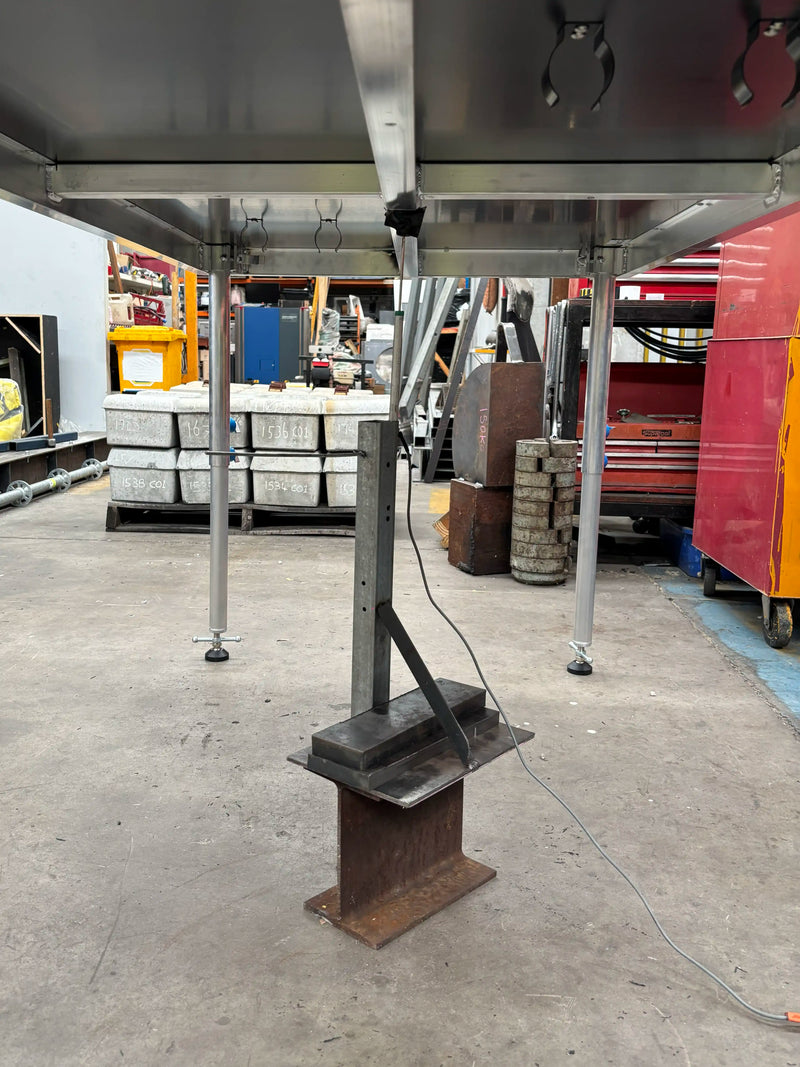 Stage Platform Deflection Monitoring Under Load