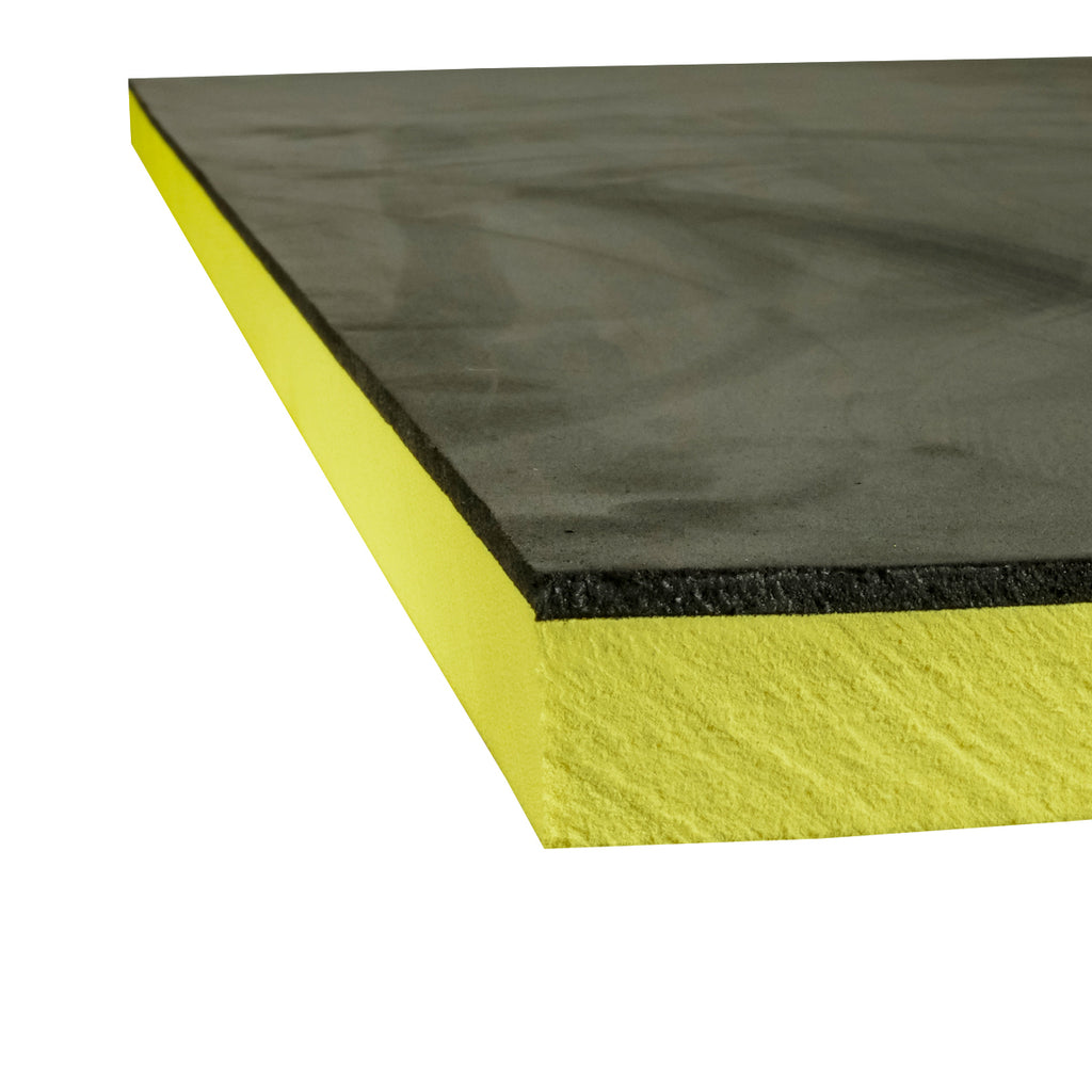 EVA 1000x1000x30mm, Black & Yellow Shadow Foam, High Density Closed Cell Foam