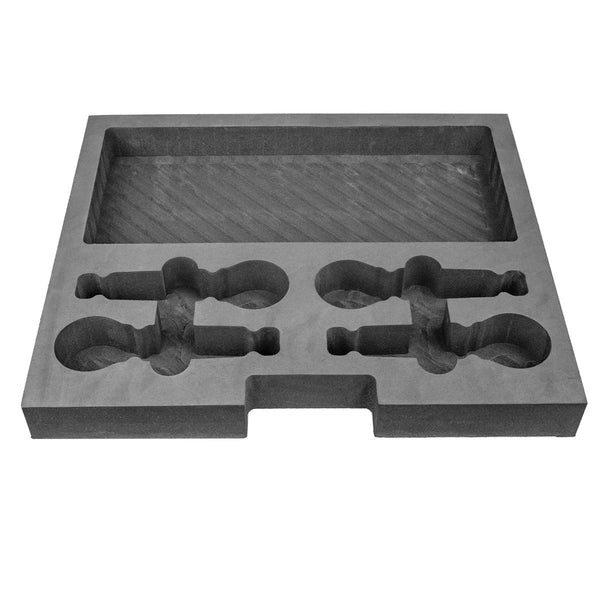 Custom Foam Insert with PE foam 4 wireless mics-drawer insert for