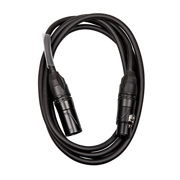 MULTICOMP PRO 555-11902 DMX Cable, 3 Pin XLR Male to Female, 4mm Diameter,  10 ft Length