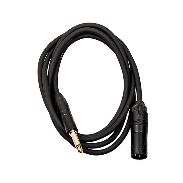 2m XLR Male to 1/4" Jack 6.5mm Titan AV Cable