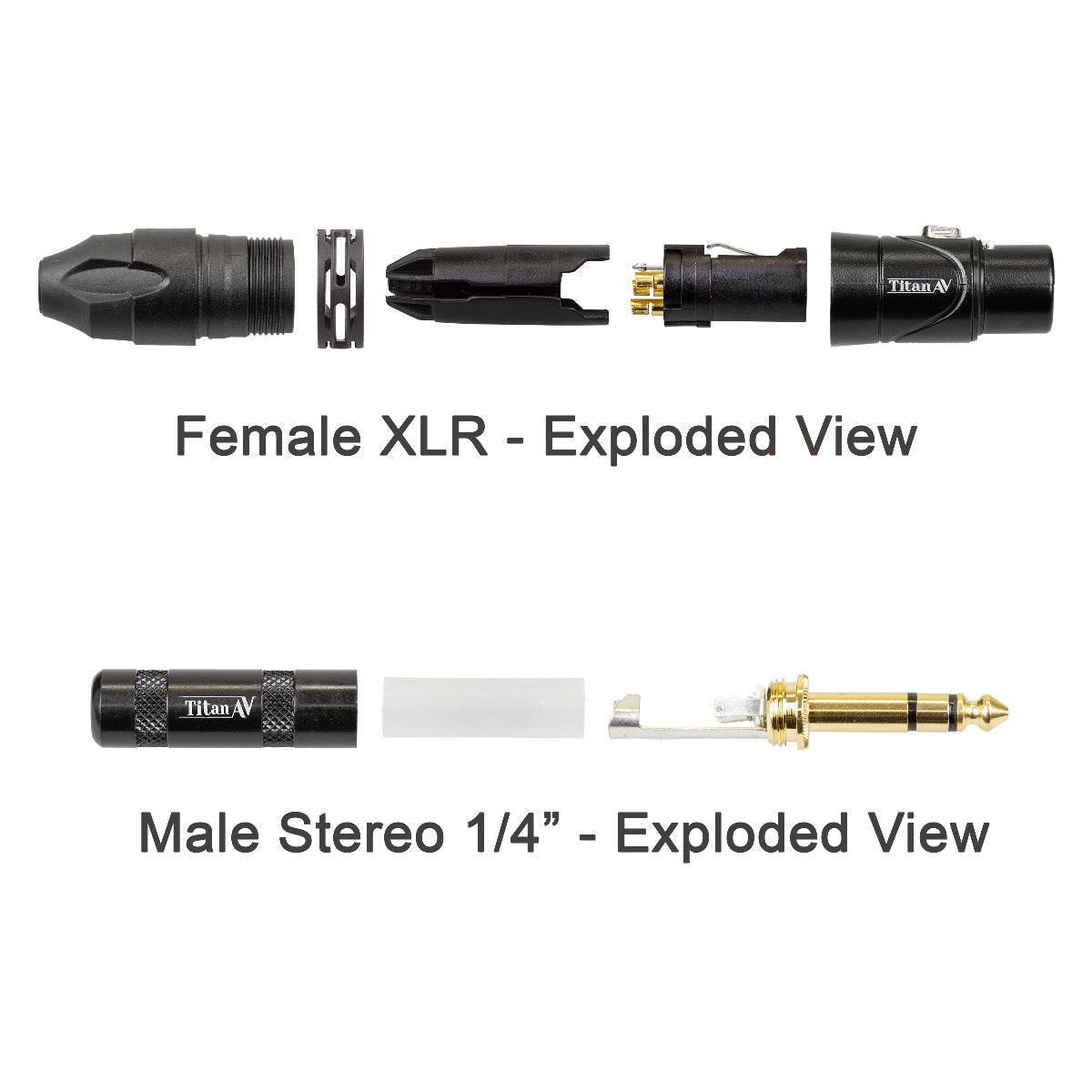 2m XLR Female to 1/4" Stereo Jack TRS 8 Channel Multicore Loom Cable Stage Snake