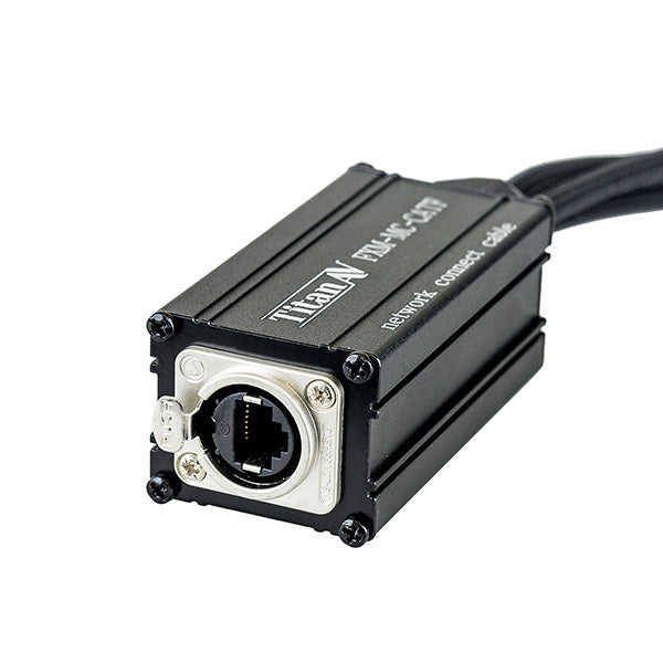 CAT Tail, etherCON to Quad 3-Pin XLRM
