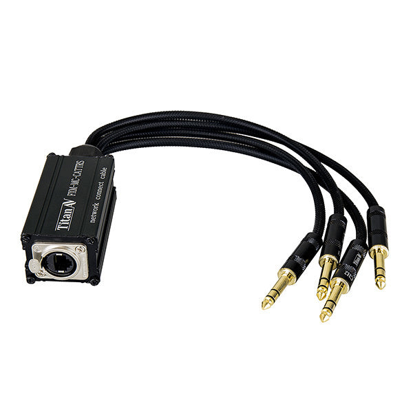 CAT Tail, etherCON to Quad TRS