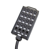 30m Multicore Cable Stage Box, 16 Send, 4 Return