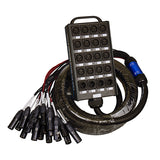 6m Multicore Cable Stage Box, 16 Send, 4 Return
