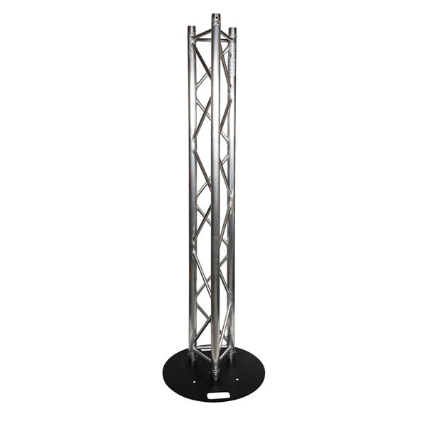 Titan AV Tri Truss Lighting Stand 2 Meter Trussing & Steel 600mm Circle Base