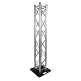 Box Truss Lighting Stand 2 Meter Trussing & Steel 500mm Base