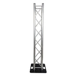 Box Truss Lighting Stand 2 Meter Trussing & Steel 500mm Base