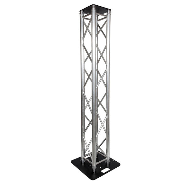 Titan AV Box Truss Lighting Stand 2m Trussing, Steel 500mm Base & Top Plate