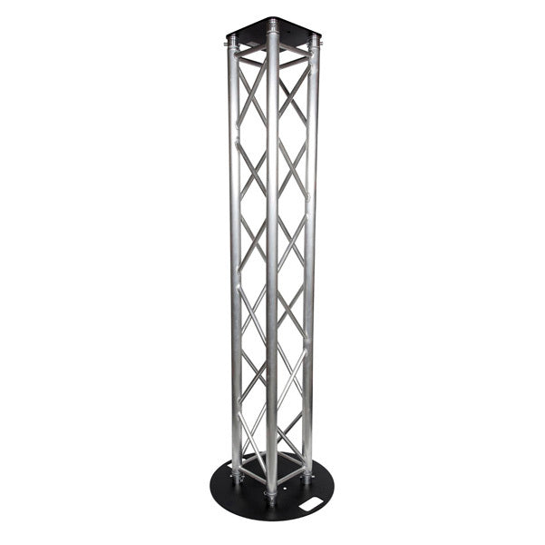 Titan AV Box Truss Lighting Stand 2.5m Trussing, 600mm Circle Base & Top Plate