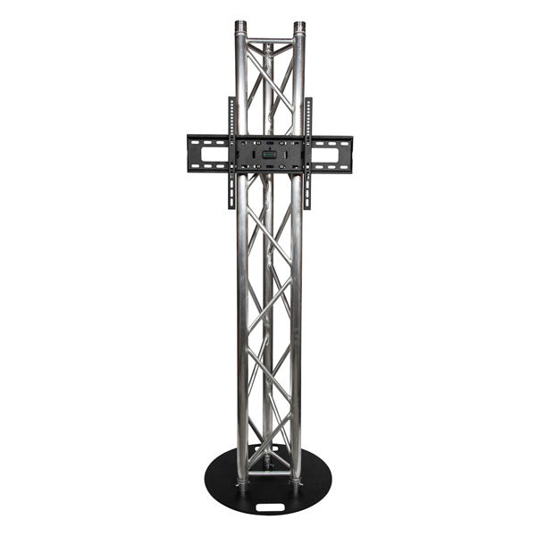 2m Tri Truss Tilt Mount TV Stand with 600mm Steel Round Base