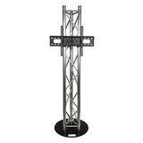 2m Tri Truss Tilt Mount TV Stand with 600mm Steel Round Base