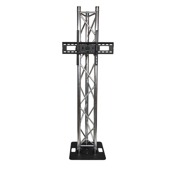 2m Tri Truss Flat Mount TV Stand with 500mm Steel Base