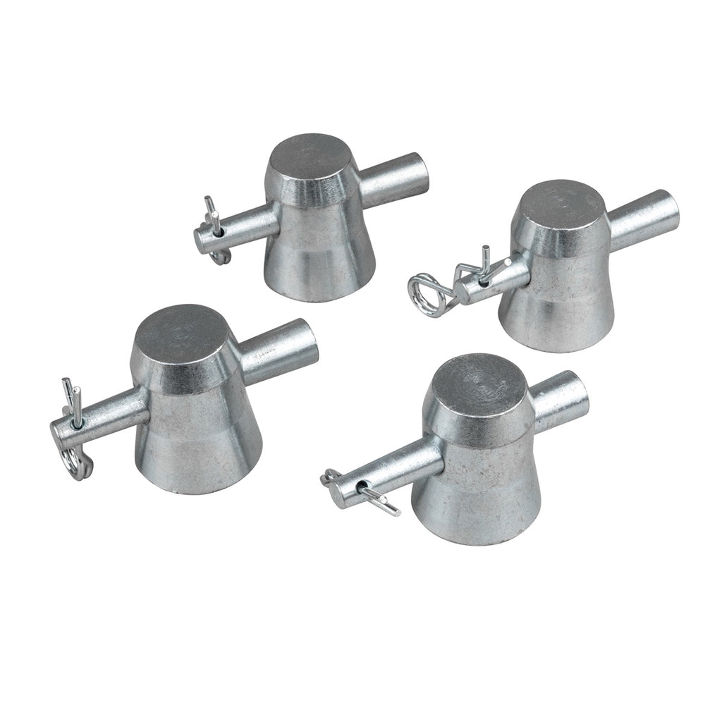 Titan AV Base plate Half Spigot, Pin, Clip & Screw (4 Pack)