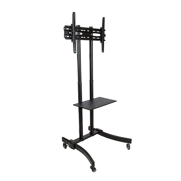 TV Trolley Stand, 37-70" TV Bracket  with Shelf and Wheels